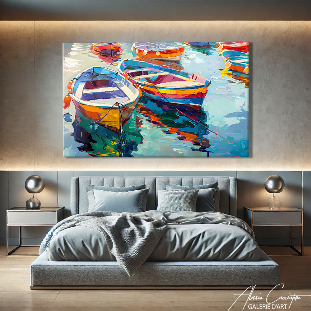 TABLEAU PÊCHE COLORE
