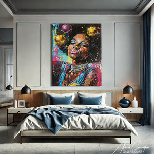 Tableau Contemporain Femme
