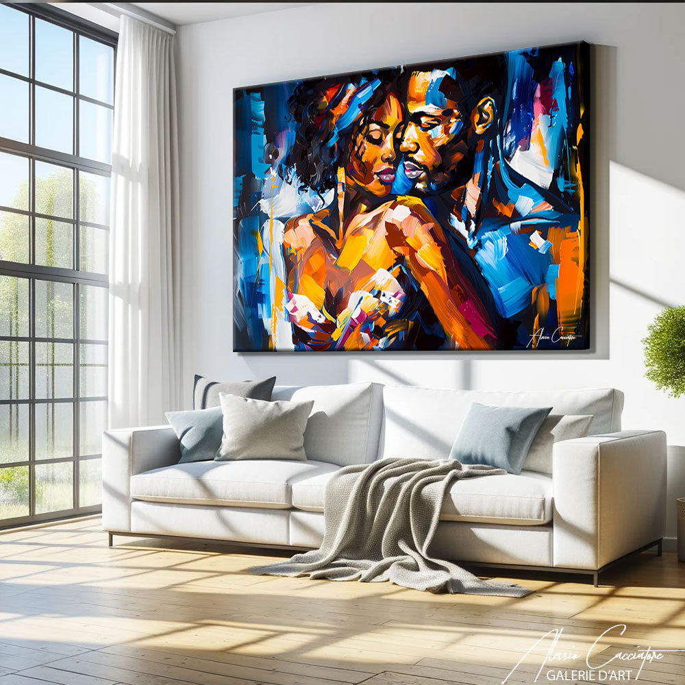 Tableau Couple Peinture