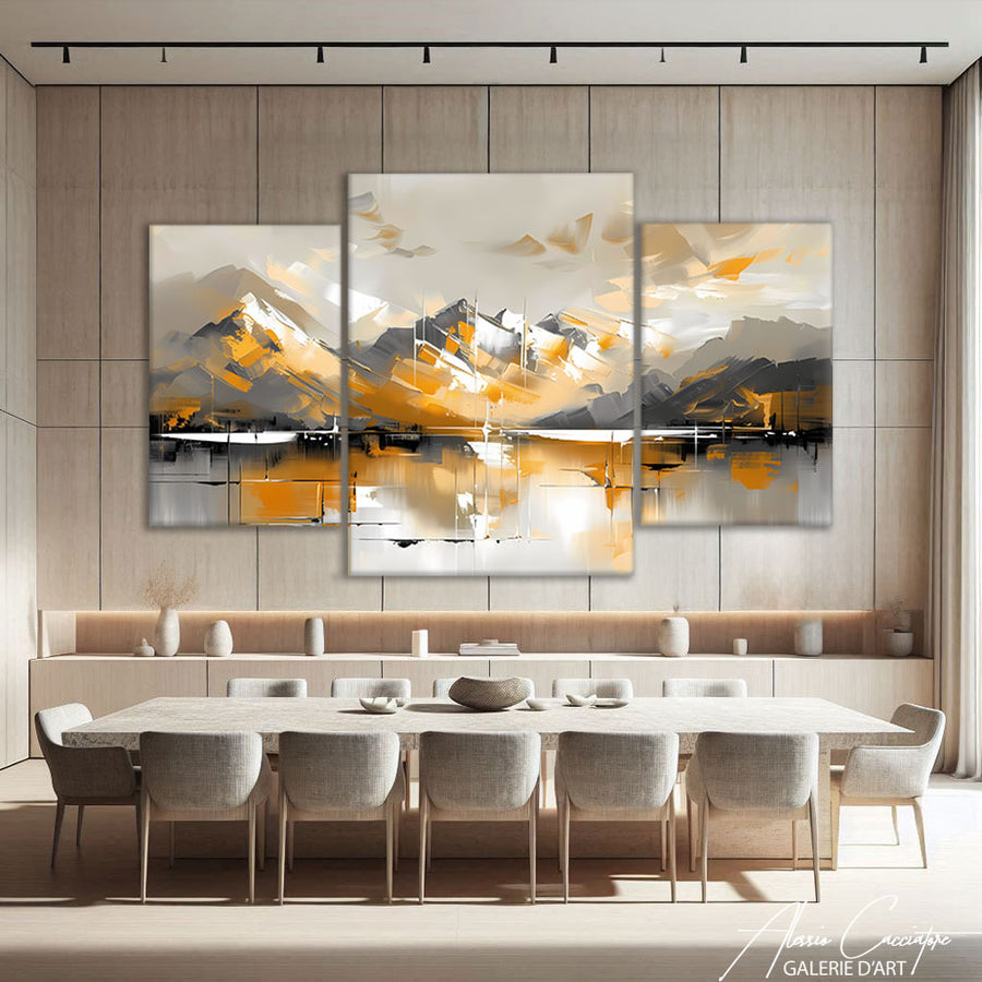 TABLEAU TRIPTYQUE NATURE – mise en situation