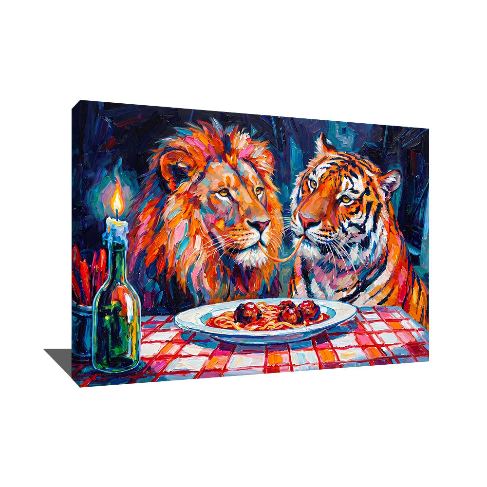 tableau la belle et le clochard
