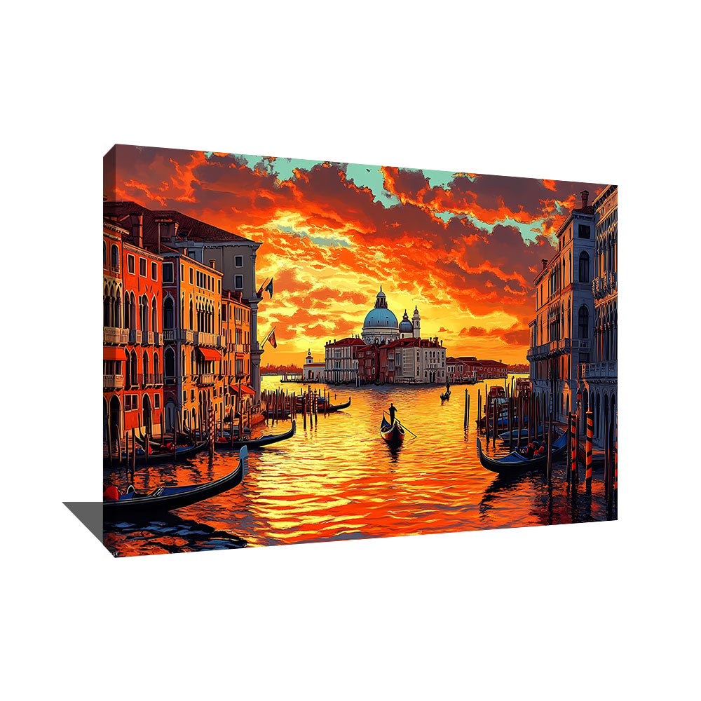 Tableau Coucher De Soleil