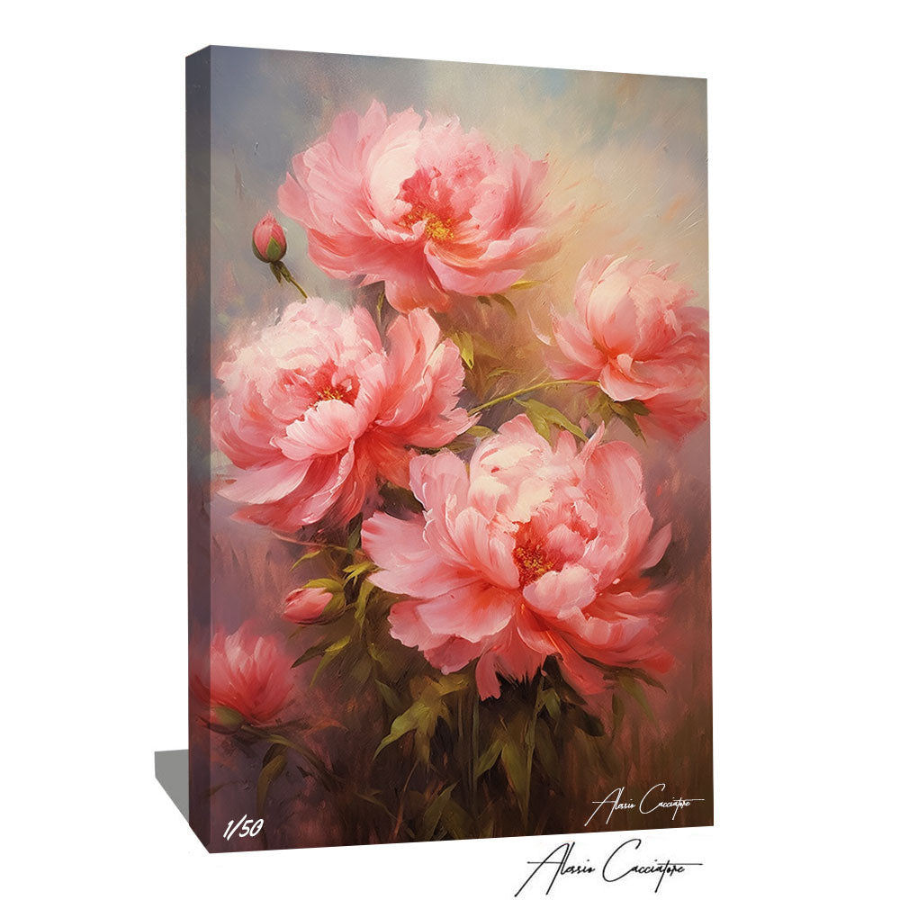 tableau pivoine