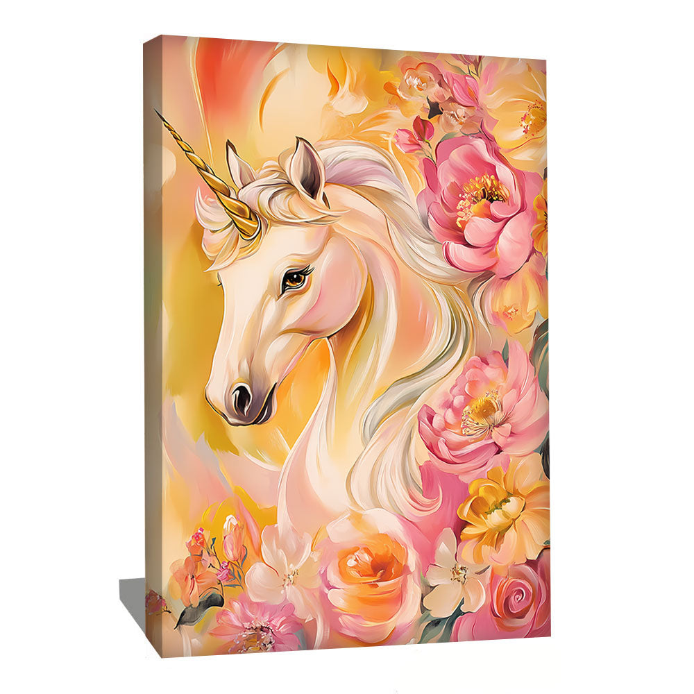 TABLEAU LICORNE COLORÉE