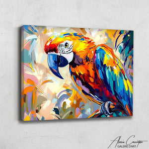 Tableau Peinture Perroquet