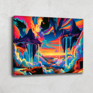 Peinture Psychedelique Acrylique