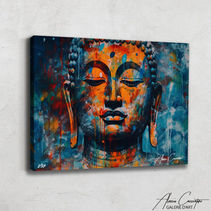 tableau bouddha couleur
