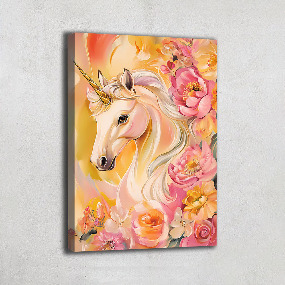 TABLEAU LICORNE COLORÉE