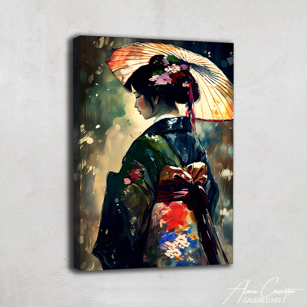 tableau femme japonaise