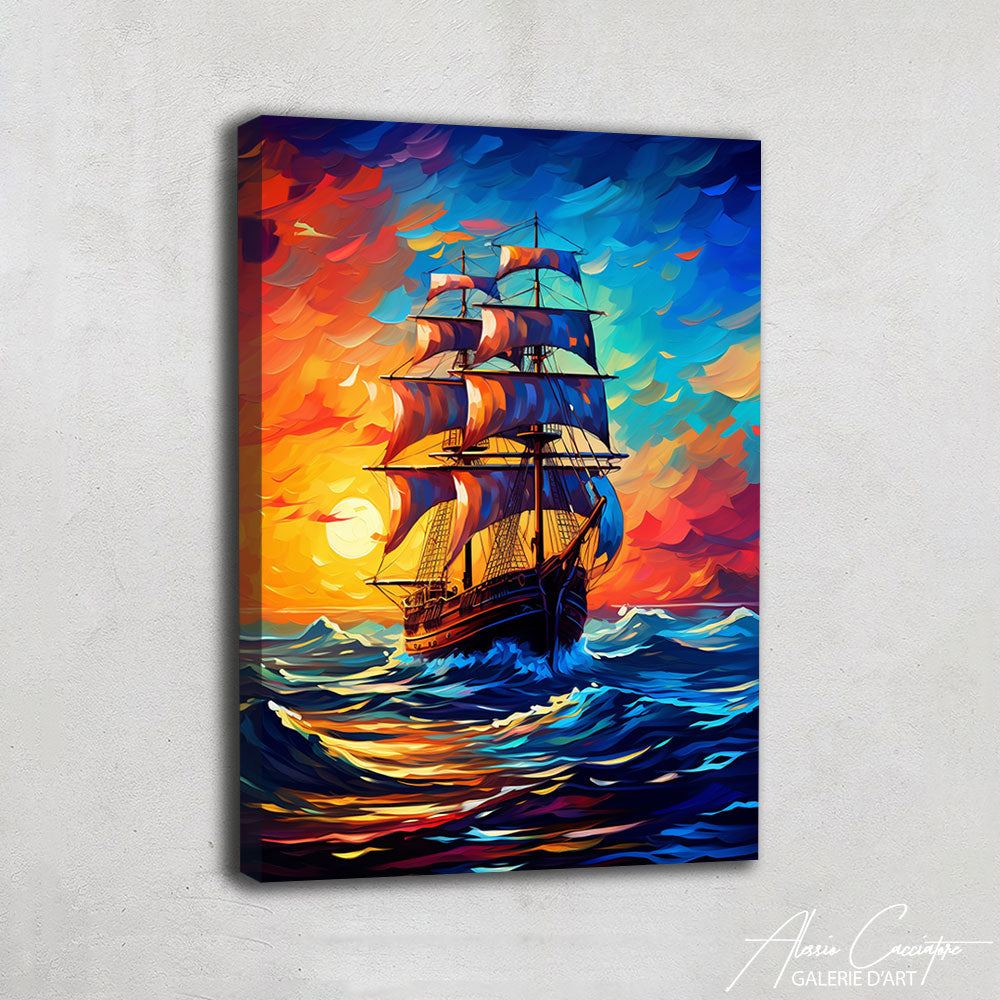 tableau bateau pirate