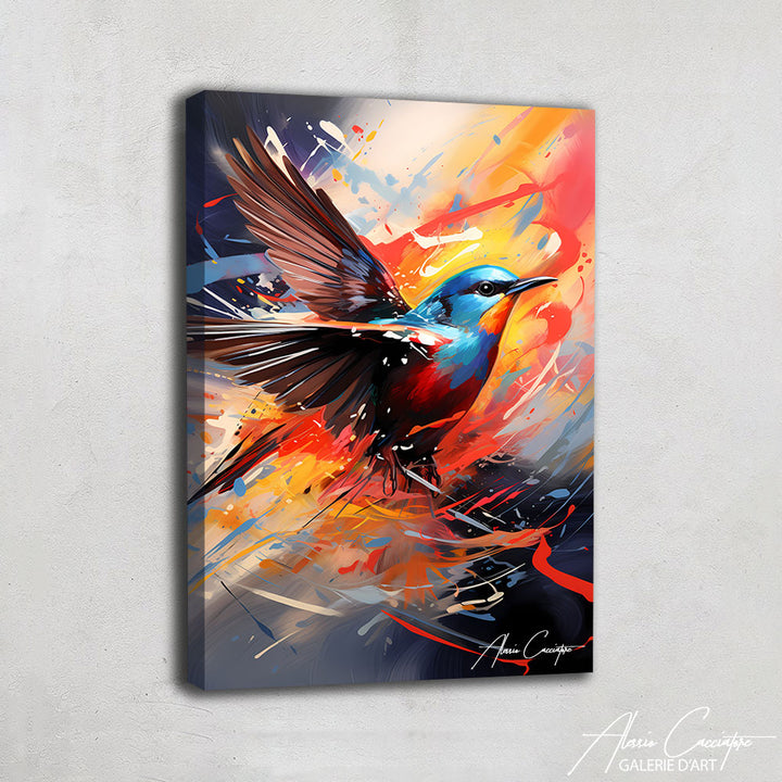 Peinture Oiseau Couleur