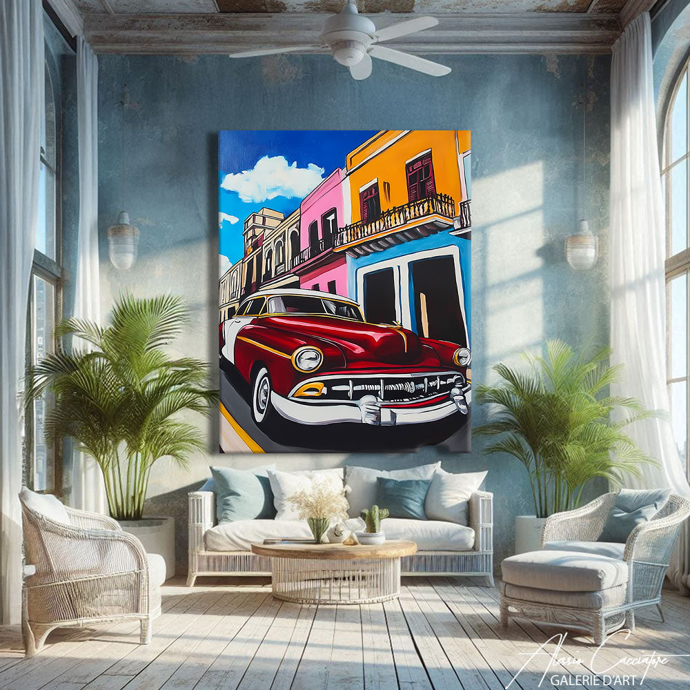 TABLEAU VOITURE CUBA