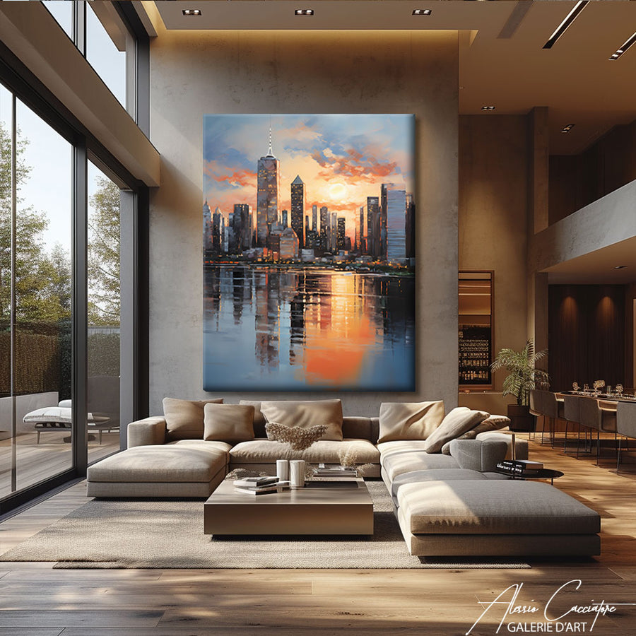toile deco new york – mise en situation