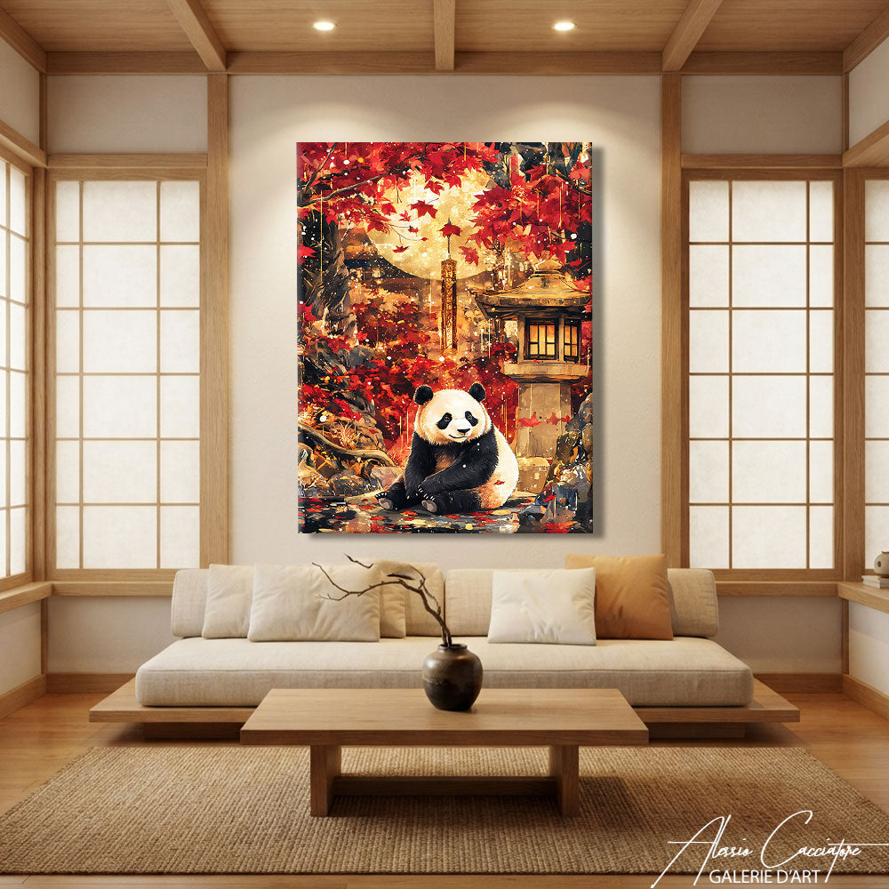 Toile Panda Chinois
