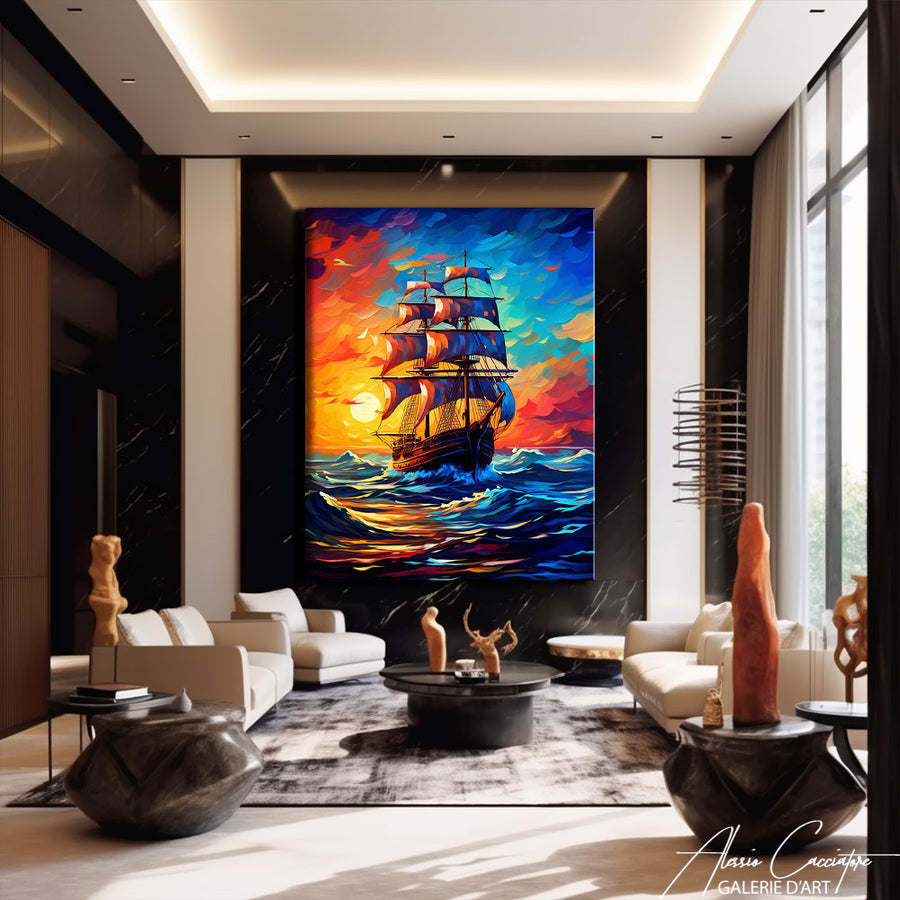 tableau bateau pirate – mise en situation