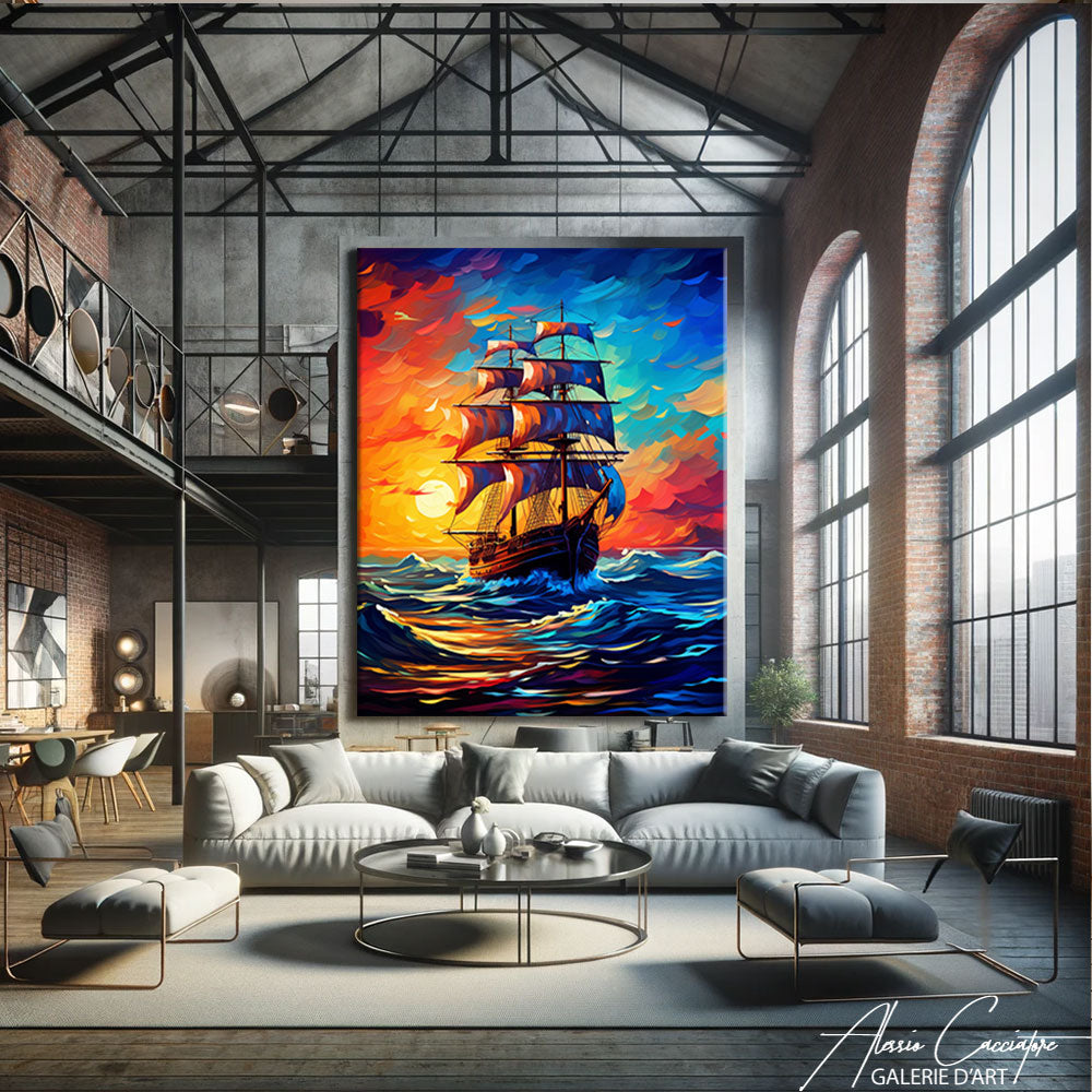 peinture bateau pirate