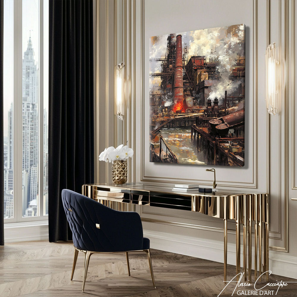 tableau loft industriel