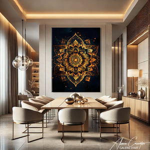 Tableau mandala cercle
