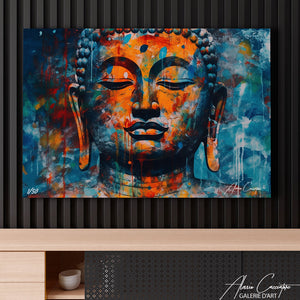 tableau bouddha couleur