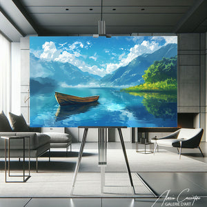 Tableau Abstrait Paysage