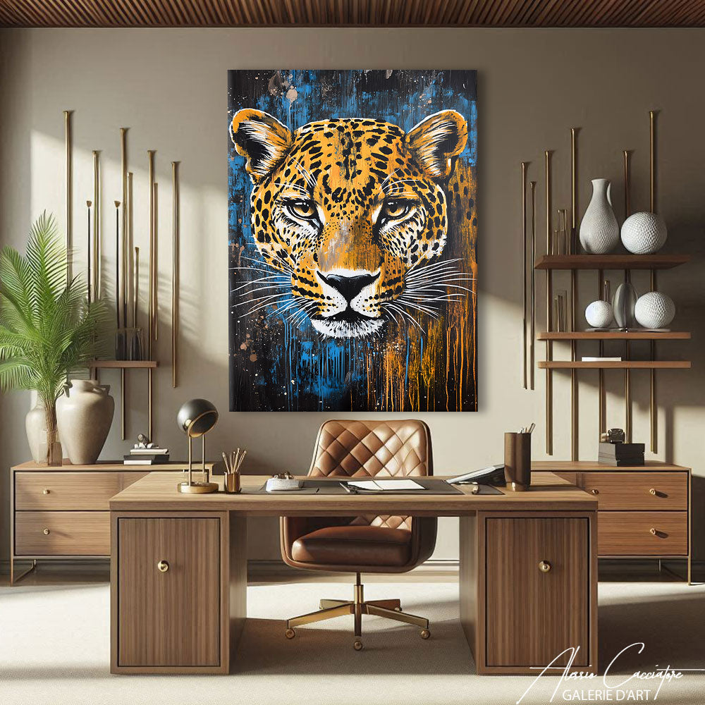 TABLEAU LÉOPARD MOTIF