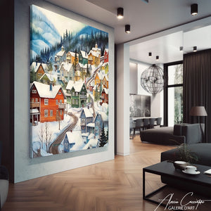 Tableau Paysage Scandinave