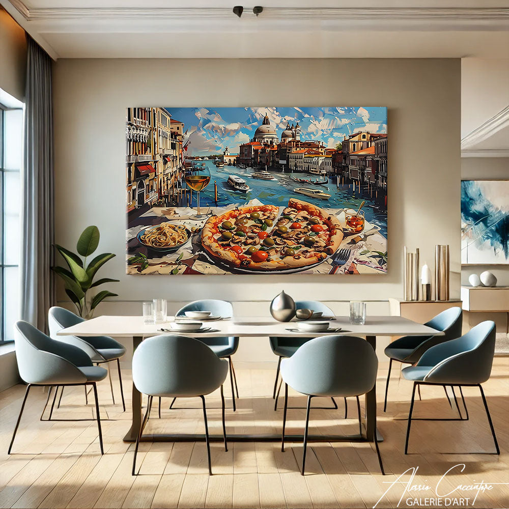 Tableau Bord de Mer Moderne
