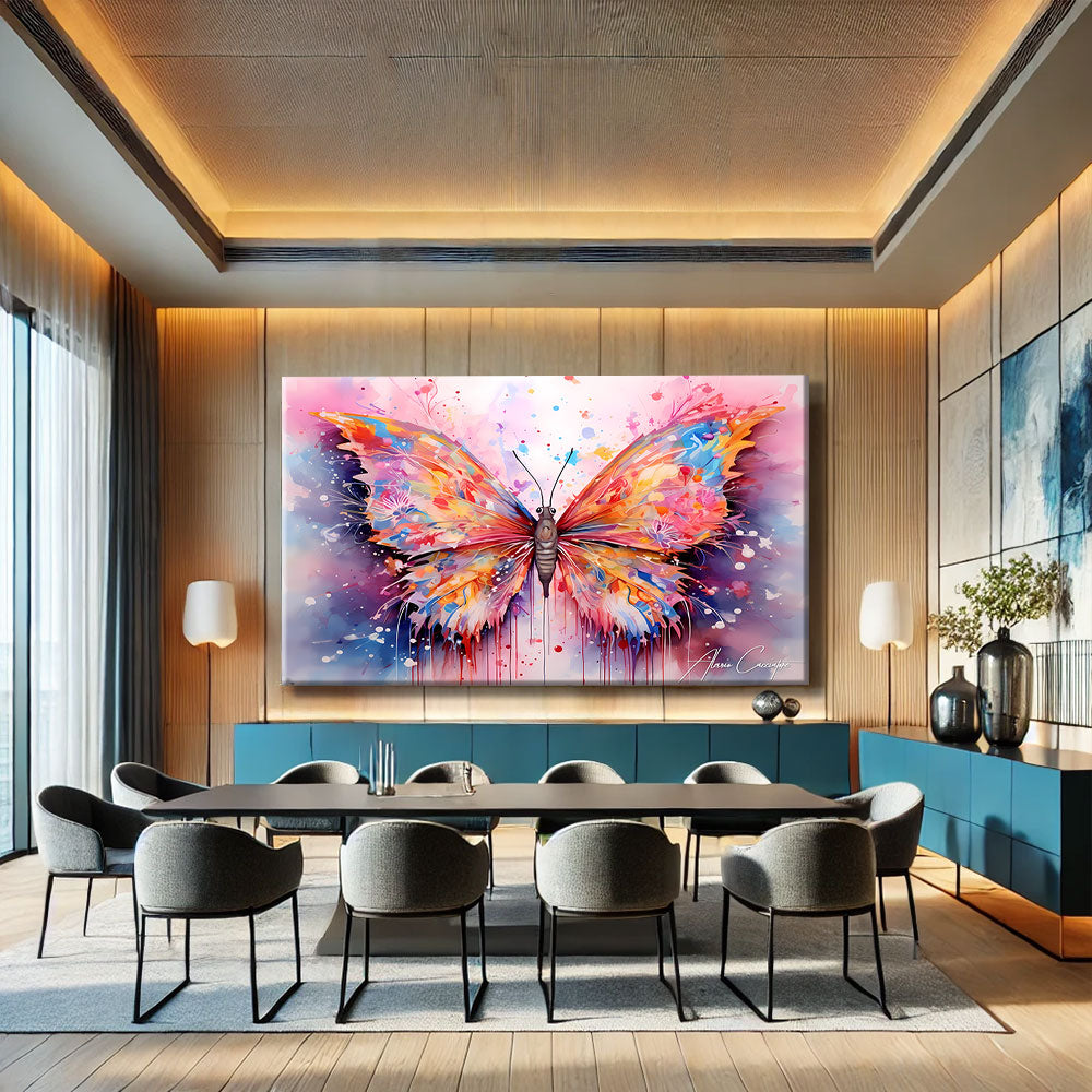 peinture papillon
