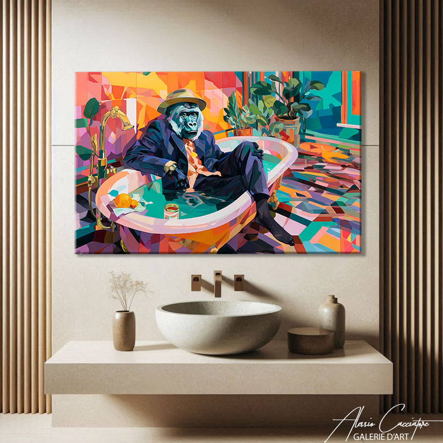 Cadre Salle De Bain – mise en situation