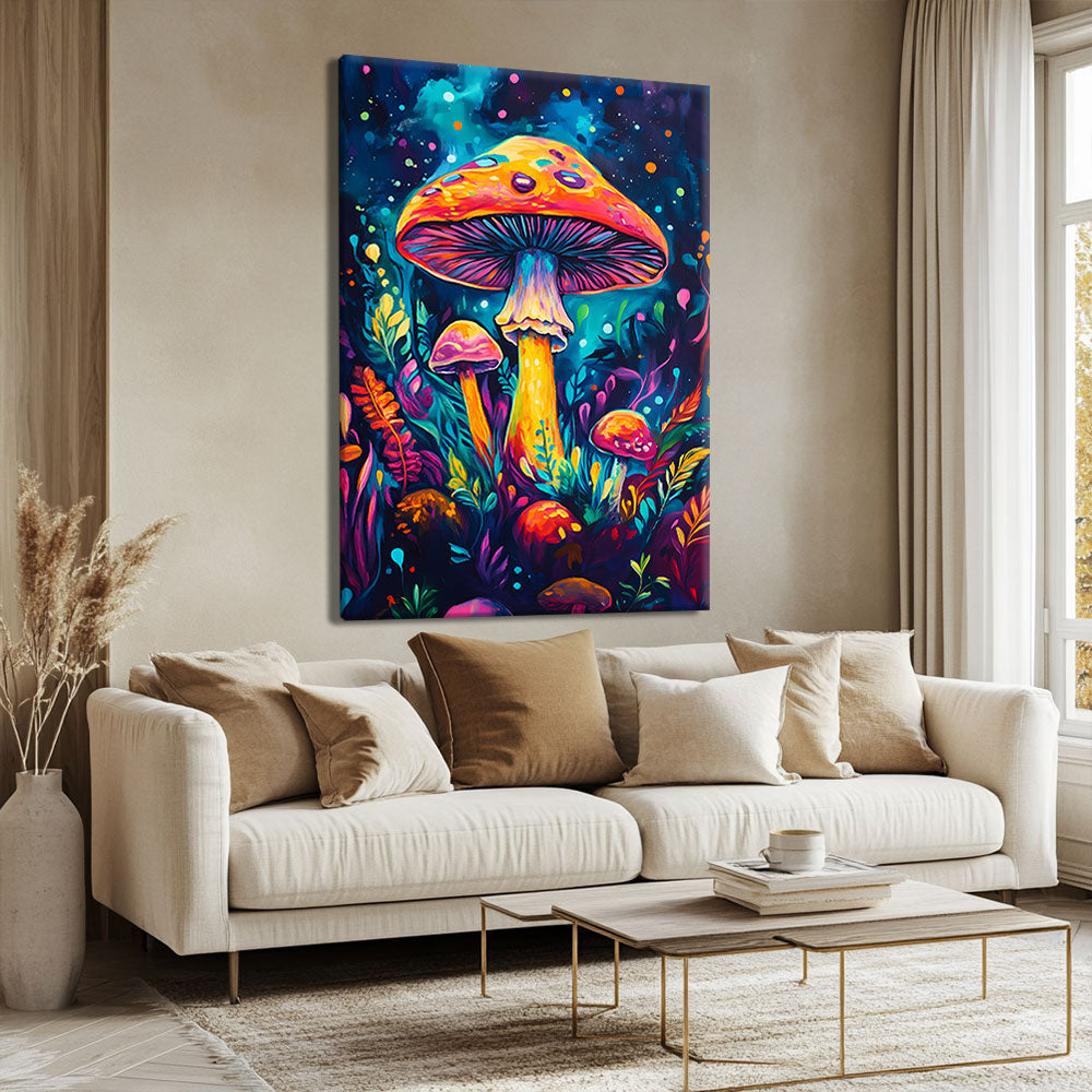 Tableau champignons Moderne
