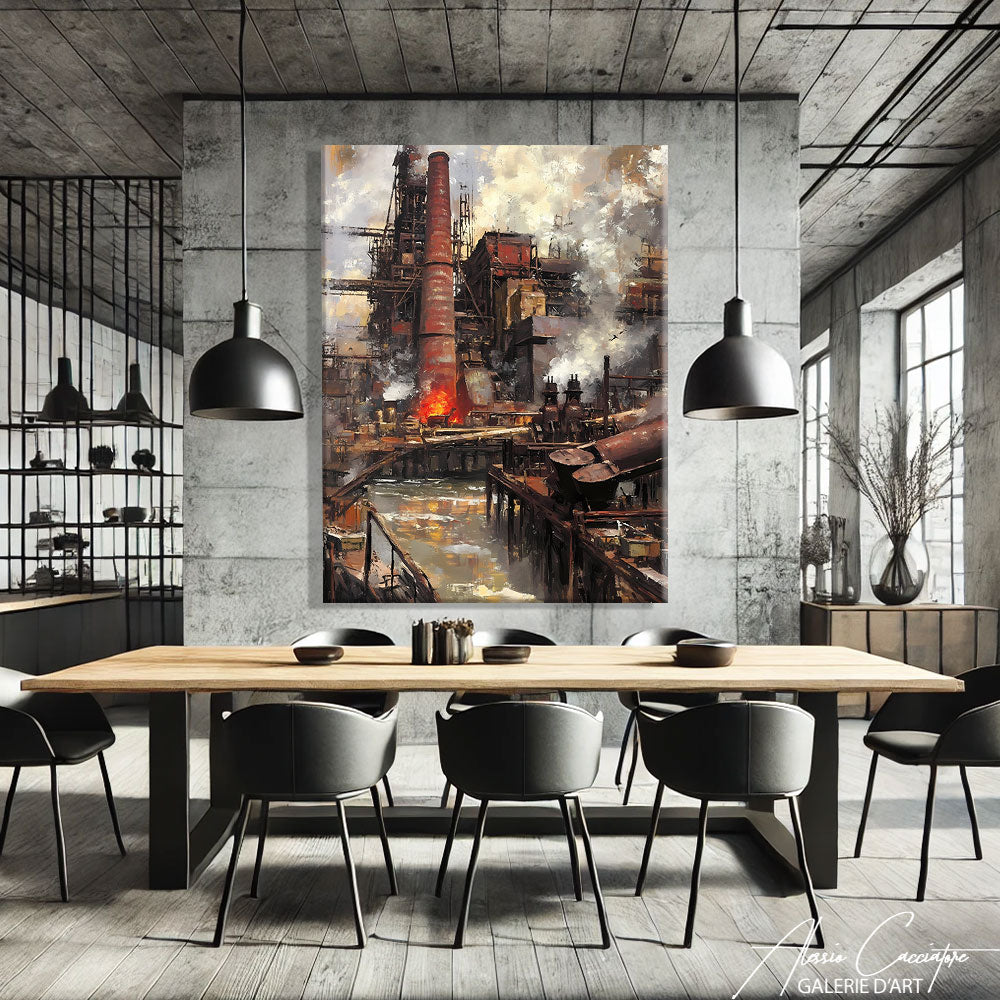 tableau style industriel