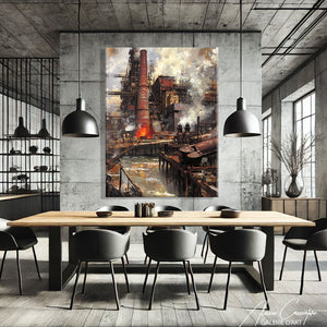 tableau style industriel