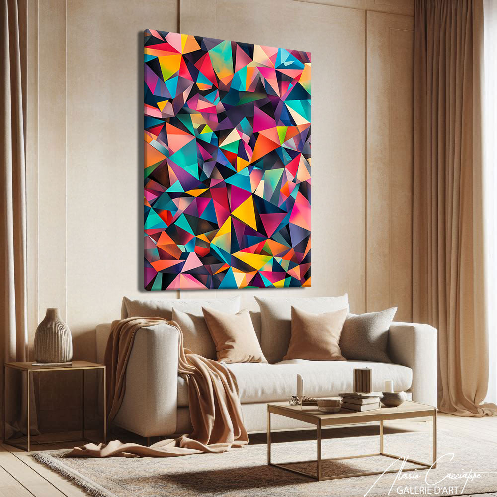 Tableau Géométrique Coloré