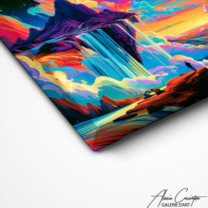 Art Mural Psychedelique Acrylique