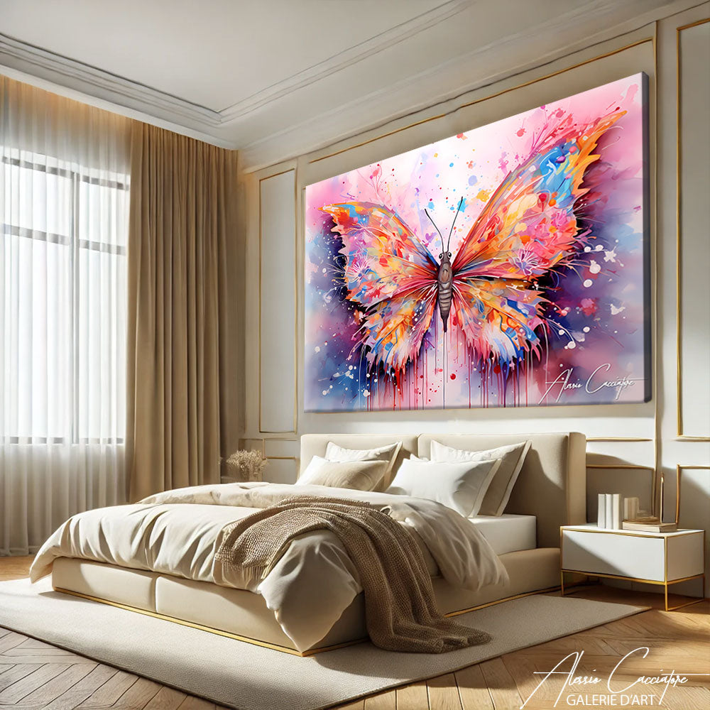 tableau papillon moderne