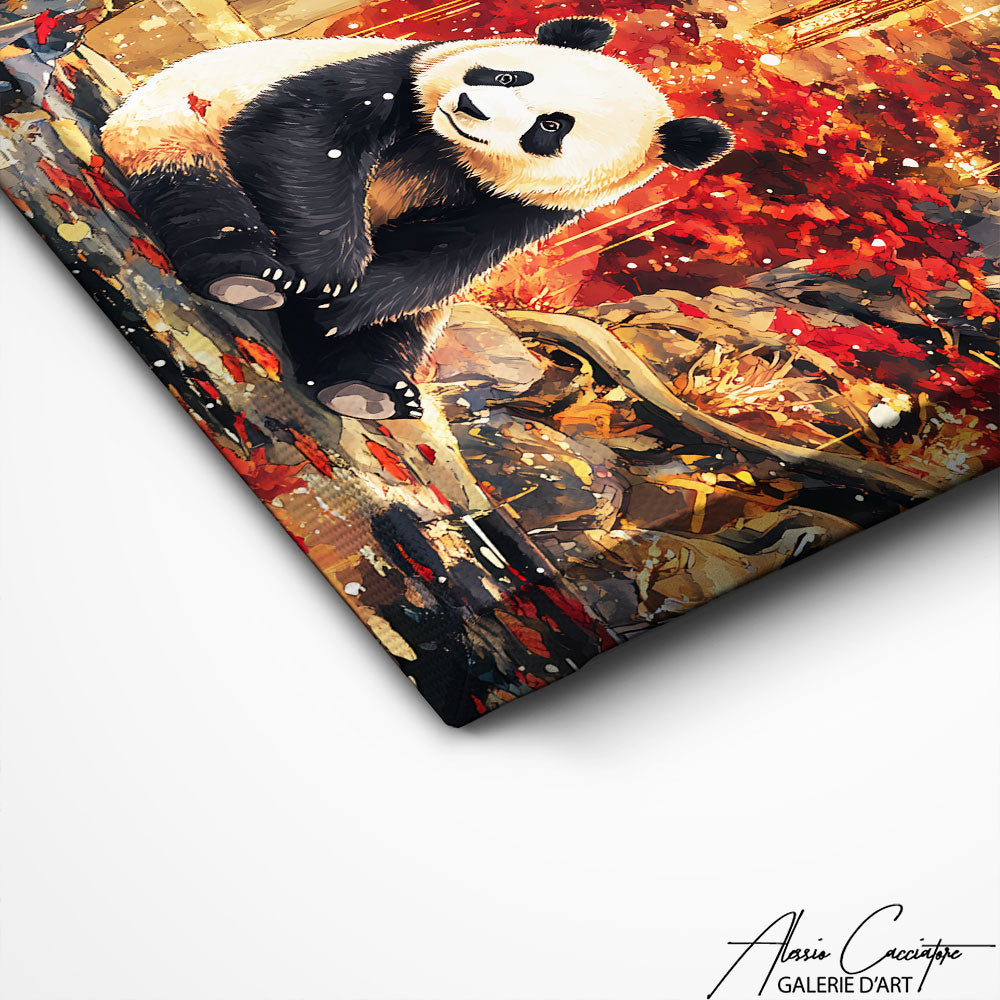 Art Mural Panda Chinois