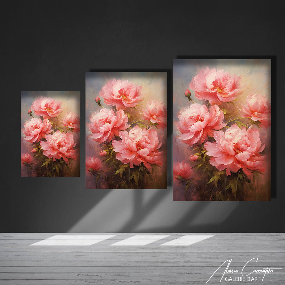 tableaux pivoine