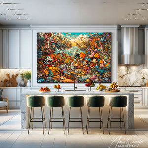 tableau décoration pop art