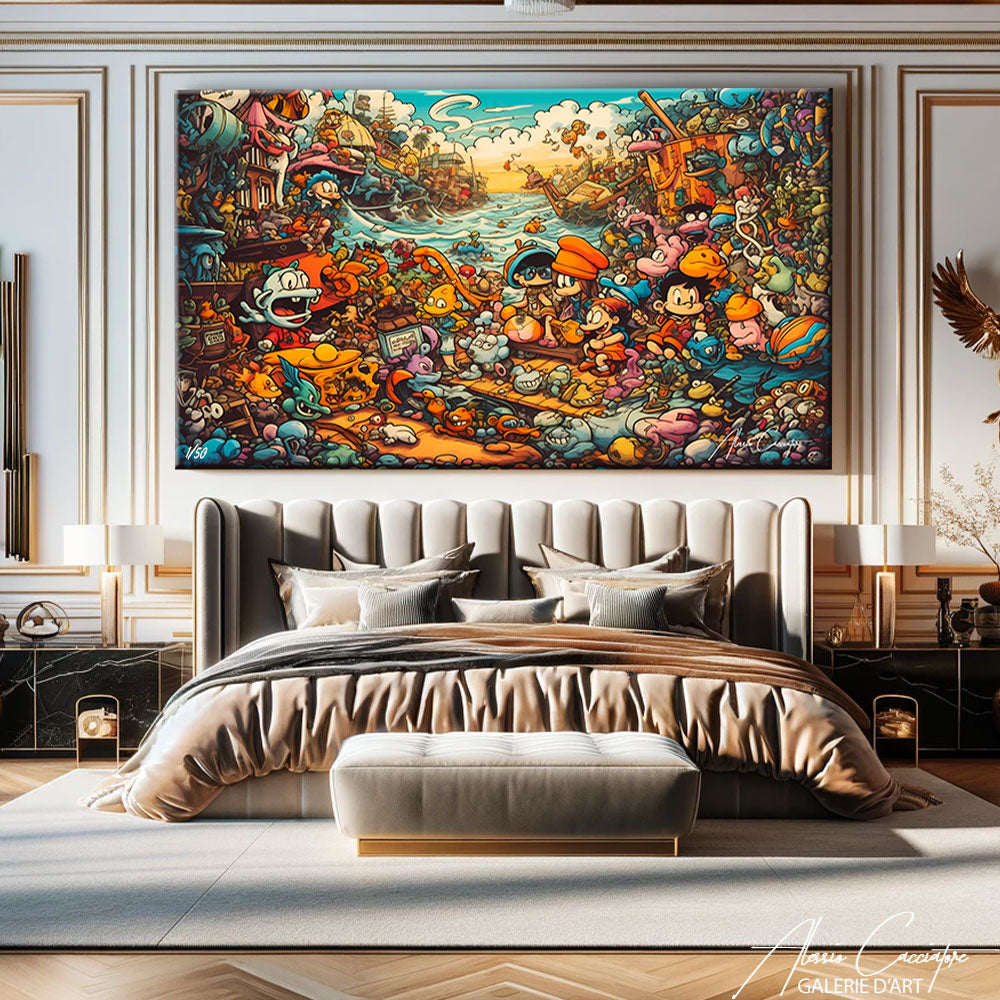 tableau graffiti decoration