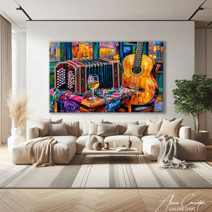 Peinture Musique Guitare
