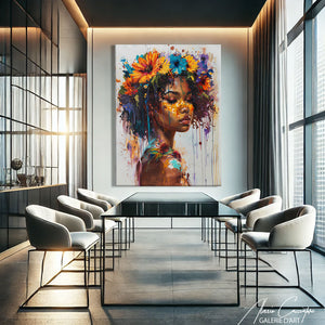 Cadre Femme Africaine
