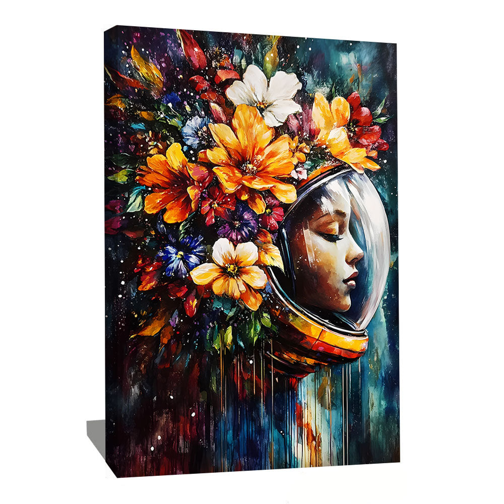 TABLEAU MURAL ASTRONAUTE