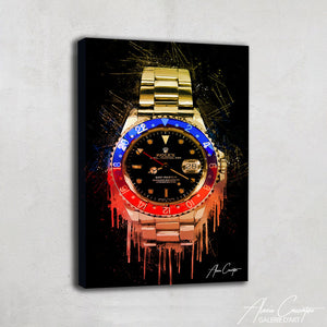 TABLEAU ROLEX PEINTURE

