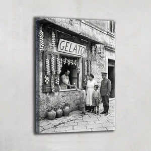 TABLEAU NOIR ET BLANC NOSTALGIQUE