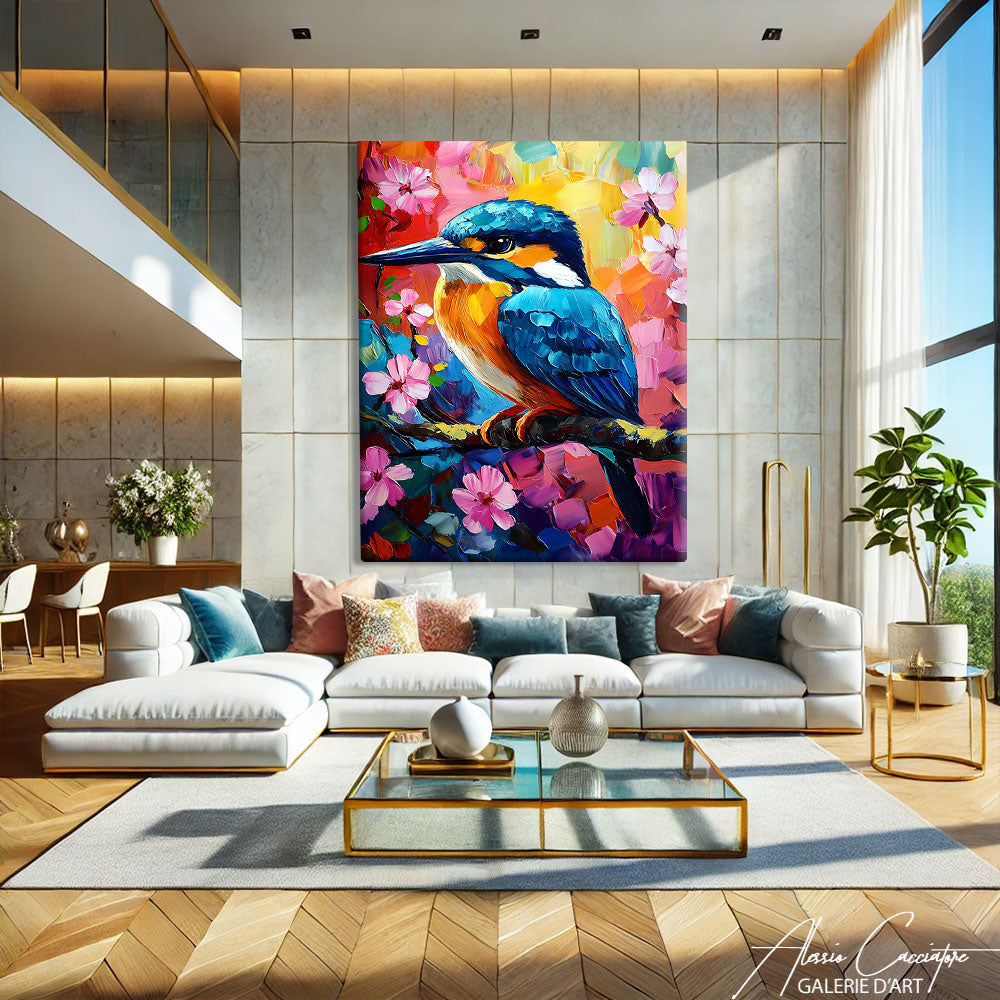 Tableau Toile Oiseaux
