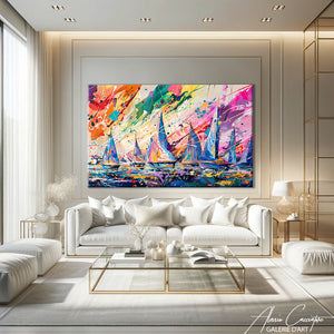 Tableau Moderne Voiliers
