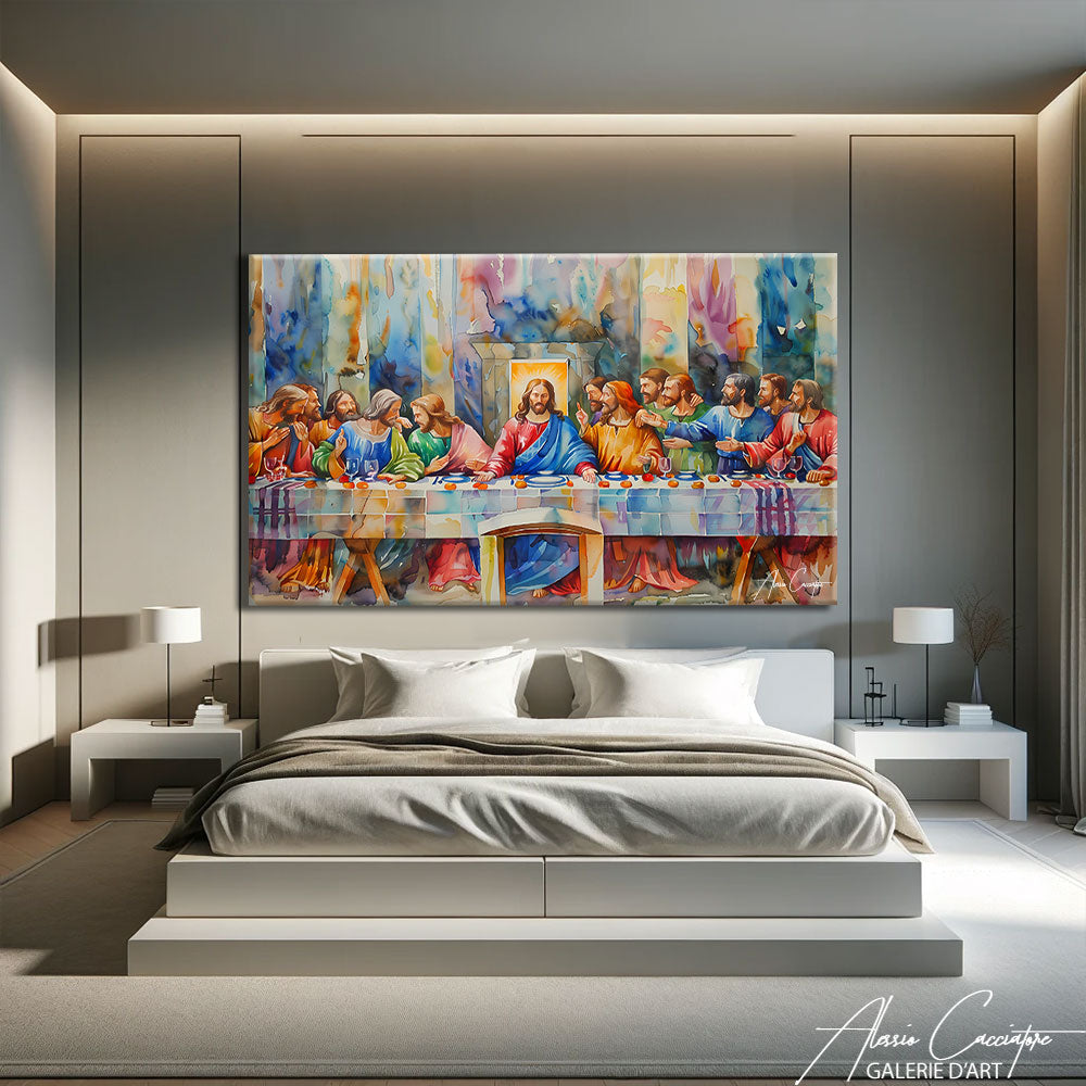 Tableau Jésus cène