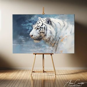 Tableau Tigre Blanc 