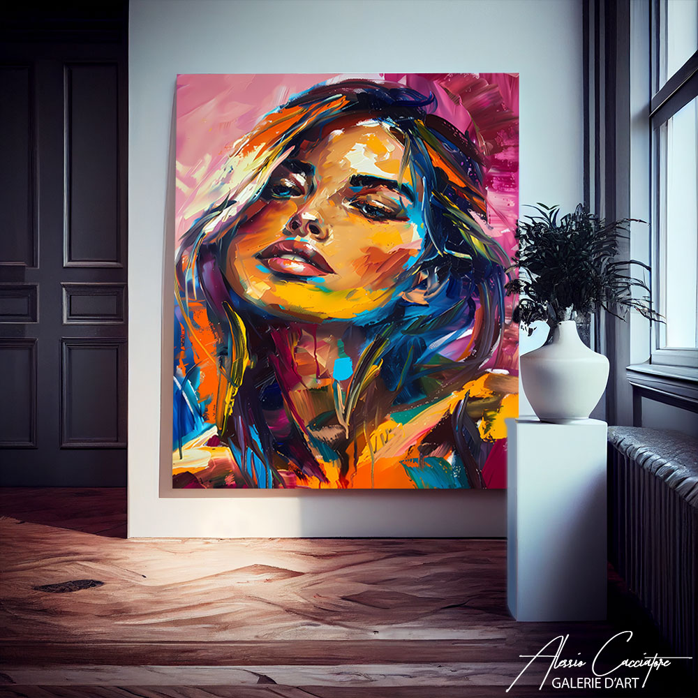 Peinture de Portrait de Femme