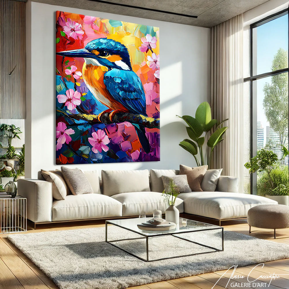 Peinture Oiseau Colibri
